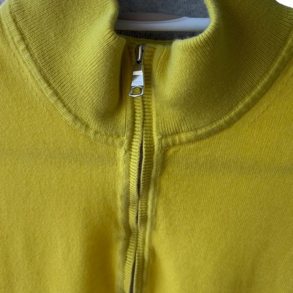 🌸 4/$30🌸 Banana Republic Pima Cotton Cashmere Half-Zip Sweater - Picture 7 of 11